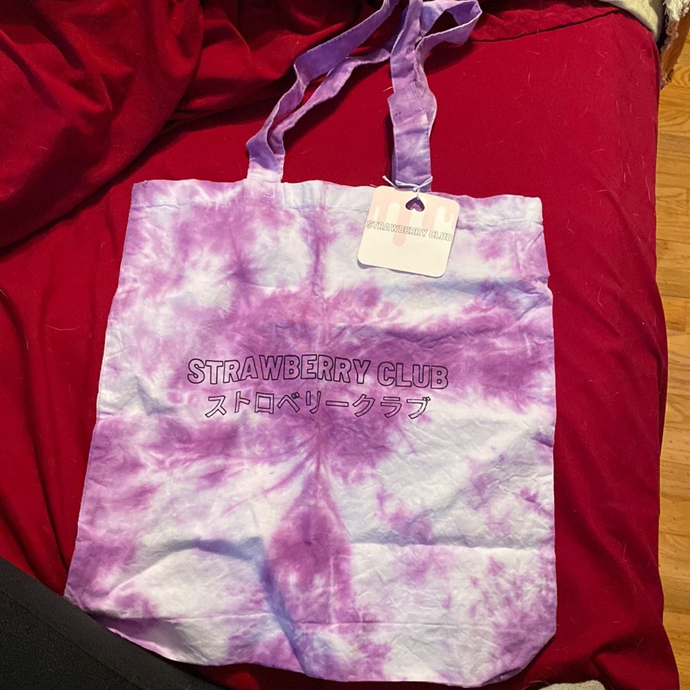 Tie-dye tote bag